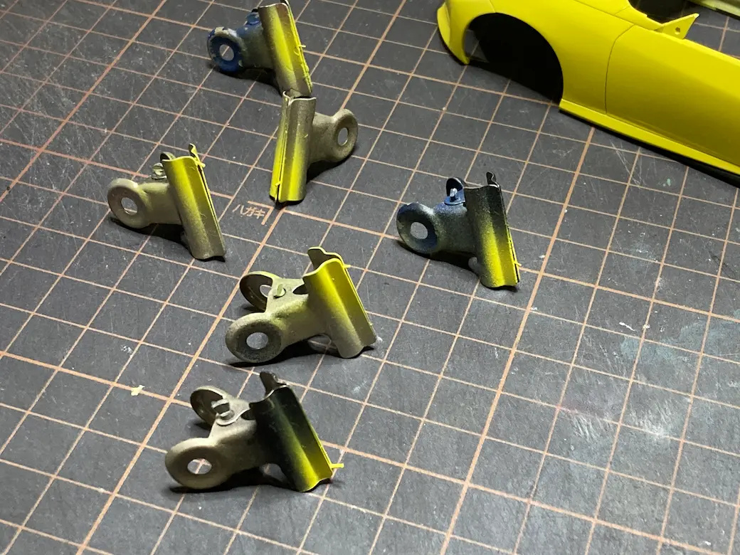 アオシマ THE SNAPKIT NISSAN RZ34 フェアレディZ ピン用洋白線塗装の画像