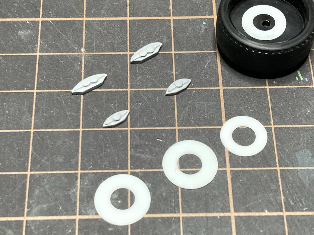 アオシマ THE SNAPKIT NISSAN RZ34 フェアレディZ ブレーキキャリパー作成の画像