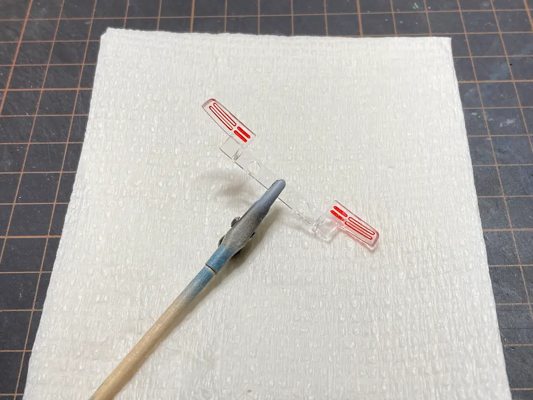 アオシマ THE SNAPKIT NISSAN RZ34 フェアレディZ リアライトカバー塗装後の画像