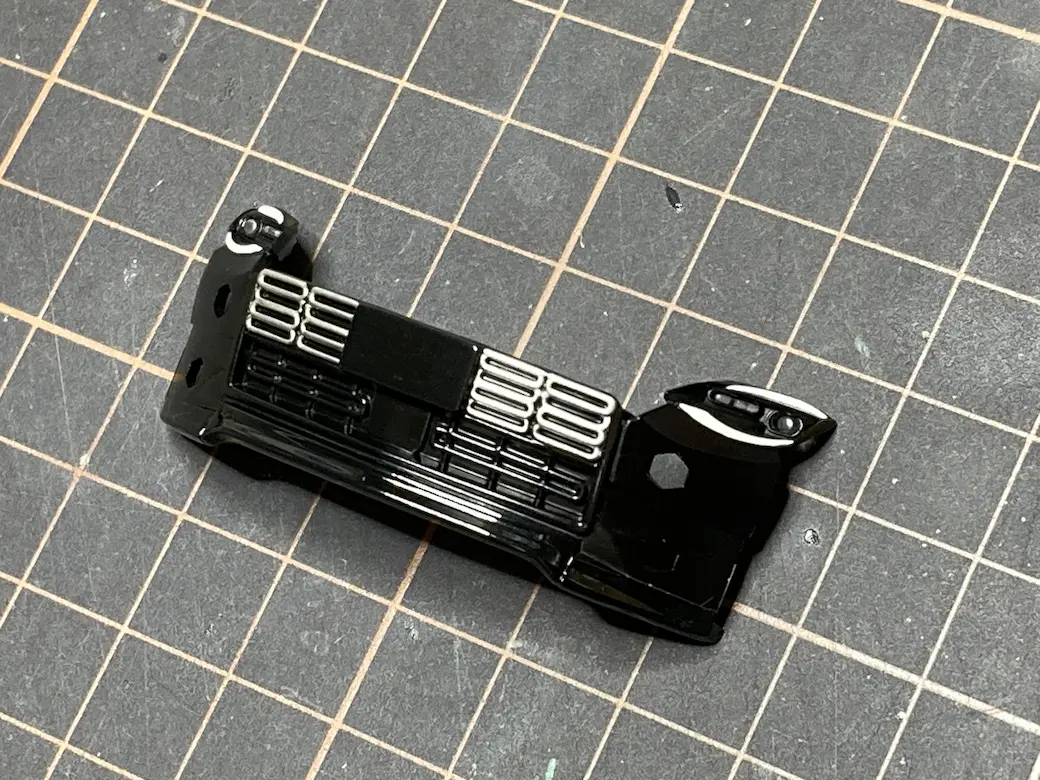 アオシマ THE SNAPKIT NISSAN RZ34 フェアレディZ フロントパーツ整形塗装後の画像