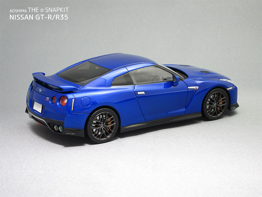 【写真】青島文化教材社 ザ☆スナップキット R35GT-R 塗装完成品 リア