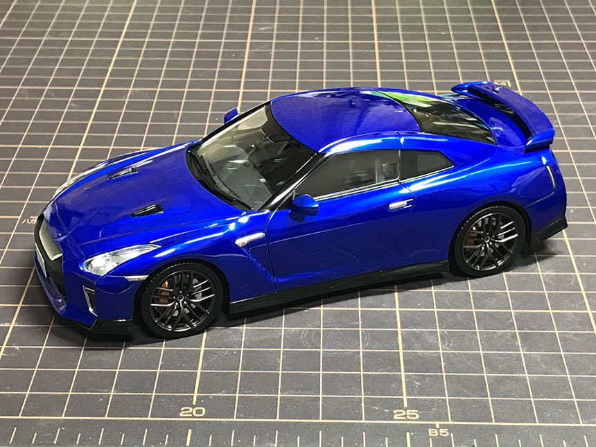 【写真】青島文化教材社 ザ☆スナップキット R35GT-R 塗装編完成