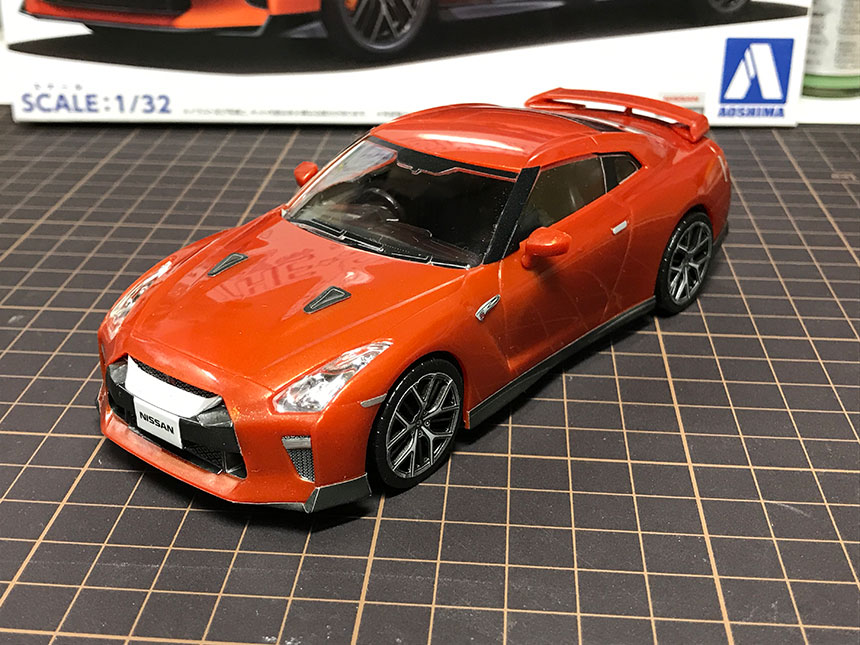 【写真】THE☆SNAPKIT NISSAN GT-R 完成 車体前から