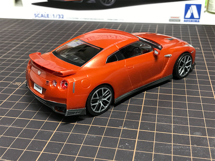 【写真】THE☆SNAPKIT NISSAN GT-R 完成 車体後ろから