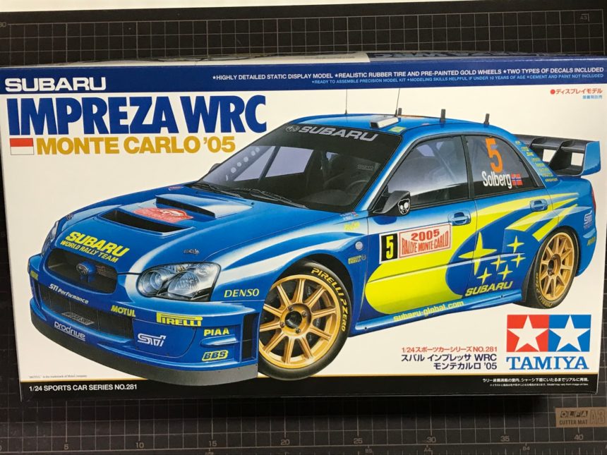 【写真】タミヤ 1/24SUBARU IMPREZA WRC'05 パッケージ